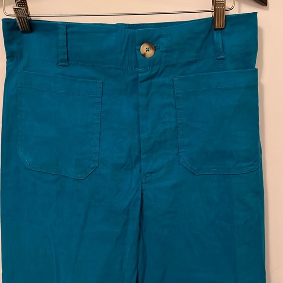 Anthropologie The Colette Cropped Wide-Leg Pants:Magic Fabric Edition Sz 30 NWT - Picture 5 of 14